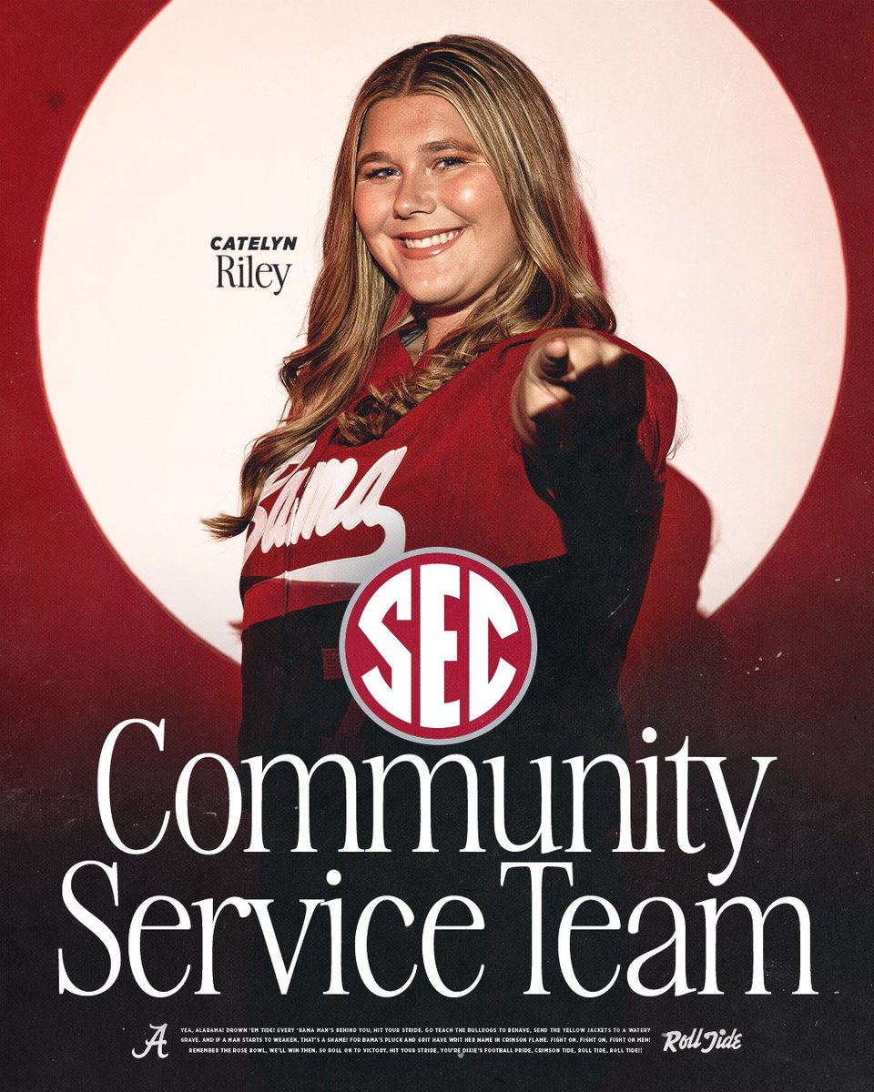 Alabama Softball (@alabamasb) on Twitter photo Congrats to Catelyn Riley on being named to the SEC Softball Community Service Team👏
<a href="/catelyn_hays/">Catelyn Riley</a> 
#Team29 #RollTide Congrats to Catelyn Riley on being named to the SEC Softball Community Service Team👏
<a href="/catelyn_hays/">Catelyn Riley</a> 
#Team29 #RollTide