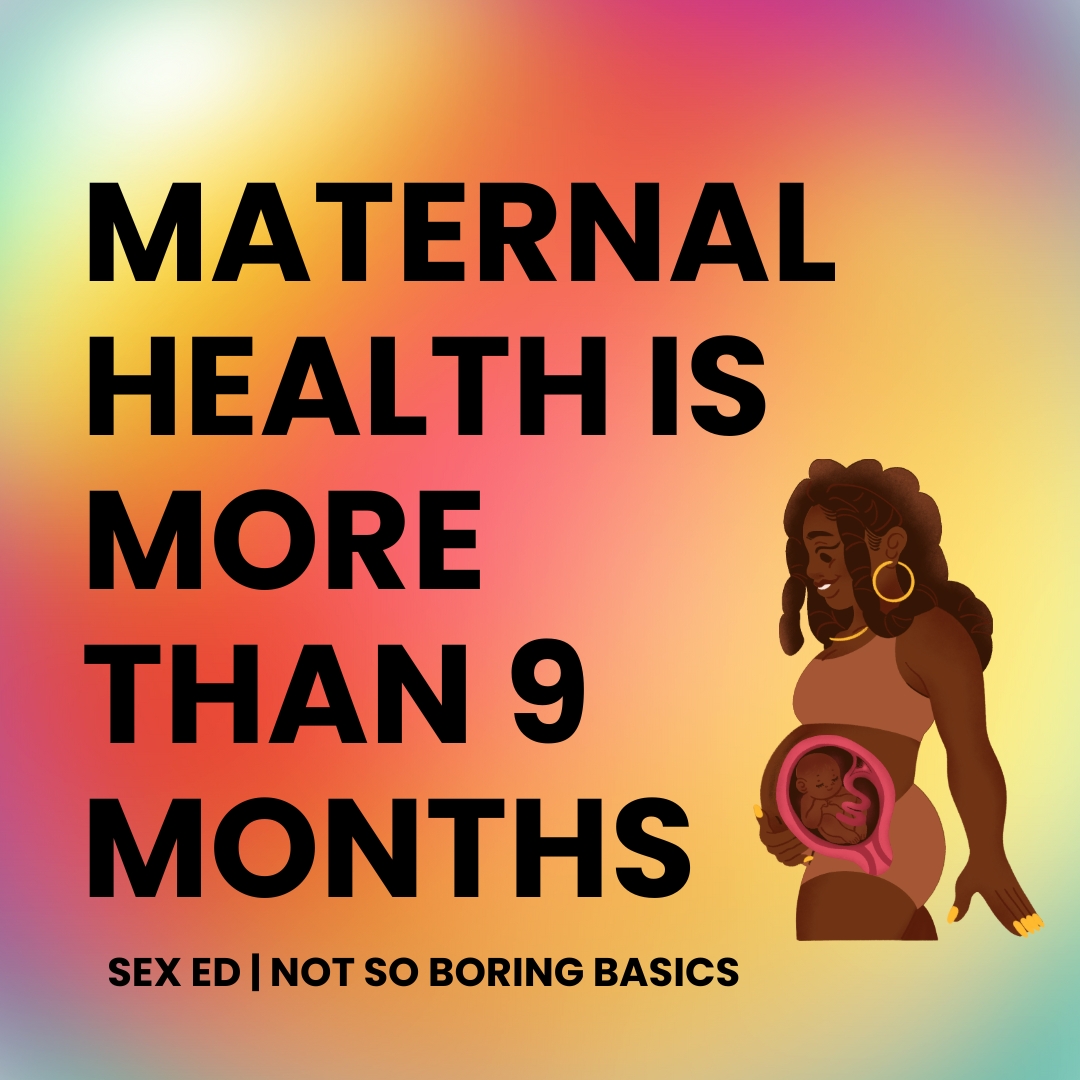 SIECUS's tweet image. When we look at maternal health mechanically as just the 9 months of pregnancy, we&apos;re not painting an accurate picture of what it looks like. Quality sex ed takes the before, during, and after all into account.

#MaternalHealthAwarenessMonth #Pregnancy #ReproductiveJustice