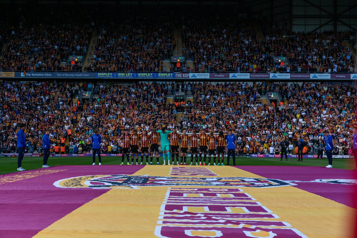 Coincidence or not, but something special in this weekends result , in memory of the 56 people who past away, on the 40th anniversary , it just had to be , we scored in the 96 minute ❤️🙏🏻. 
<a href="/officialbantams/">Bradford City AFC</a>