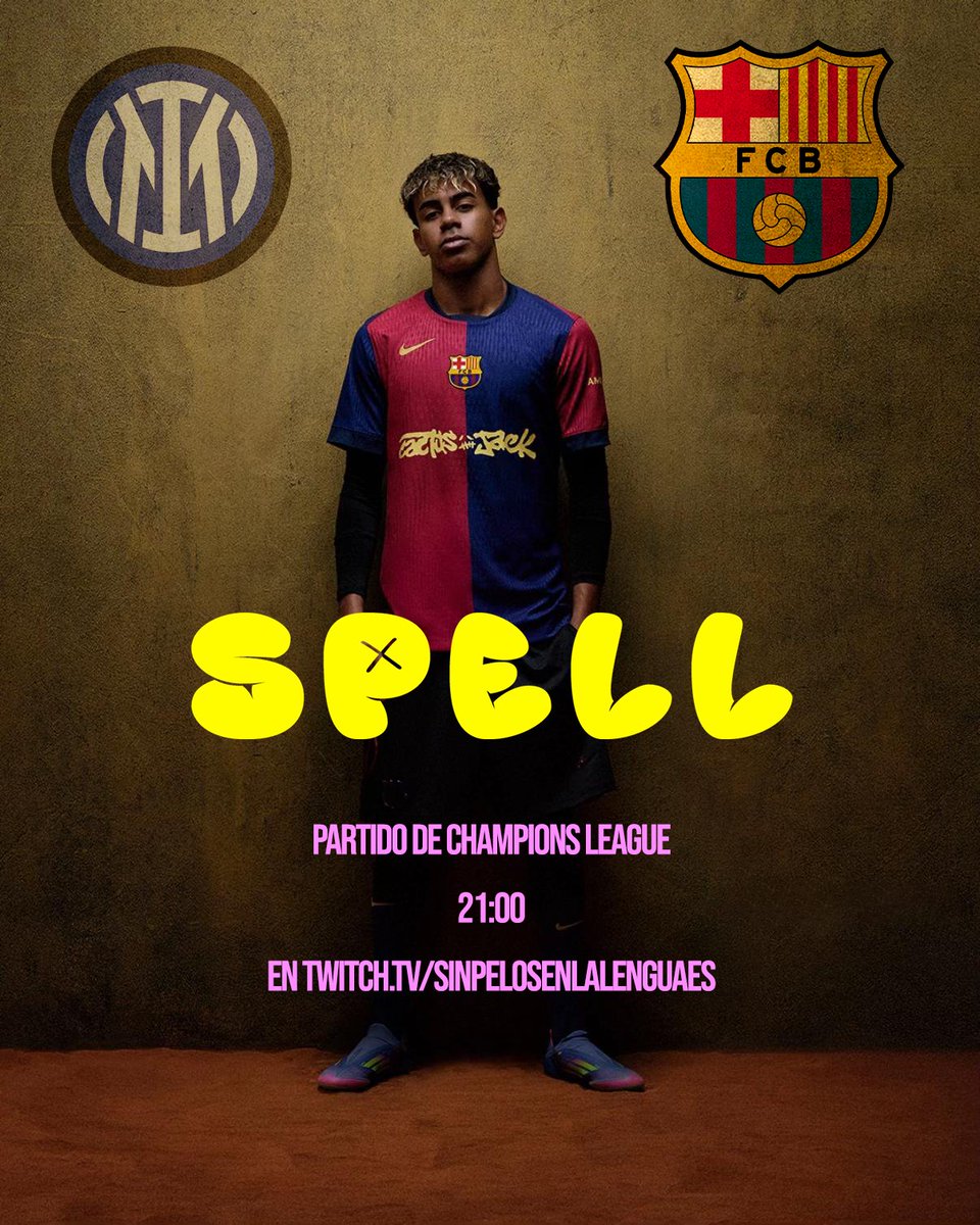 🏆 PARTIDAZO DE CHAMPIONS 🏆

INTER - BARÇA

DISFRÚTALO CON NOSOTROS HOY A LAS 21:00 EN twitch.tv/sinpelosenlale…