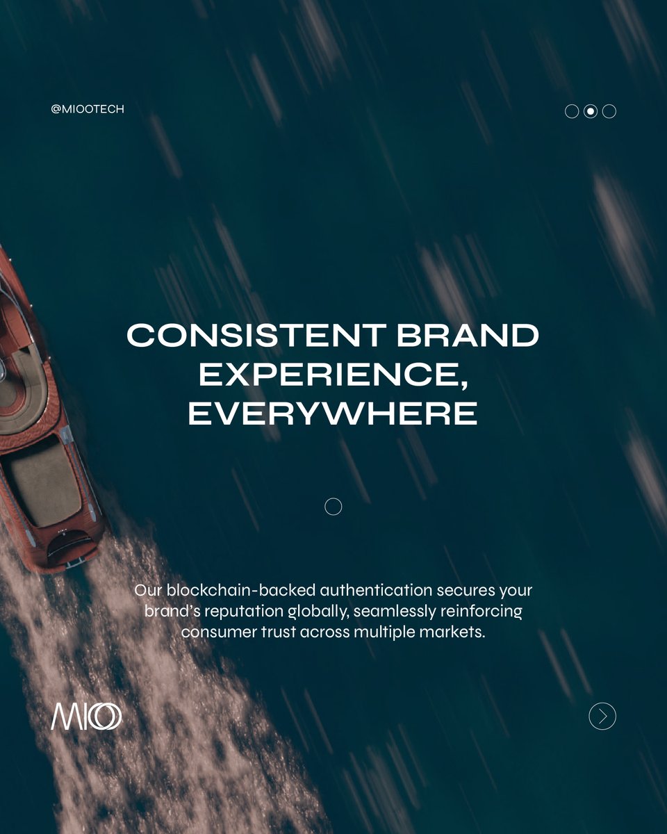 MiooTech's tweet image. Expand confidently into new markets. MIOO Technology ensures every product carries trusted authenticity, solidifying your global brand reputation.

@hedera
#hellofuture