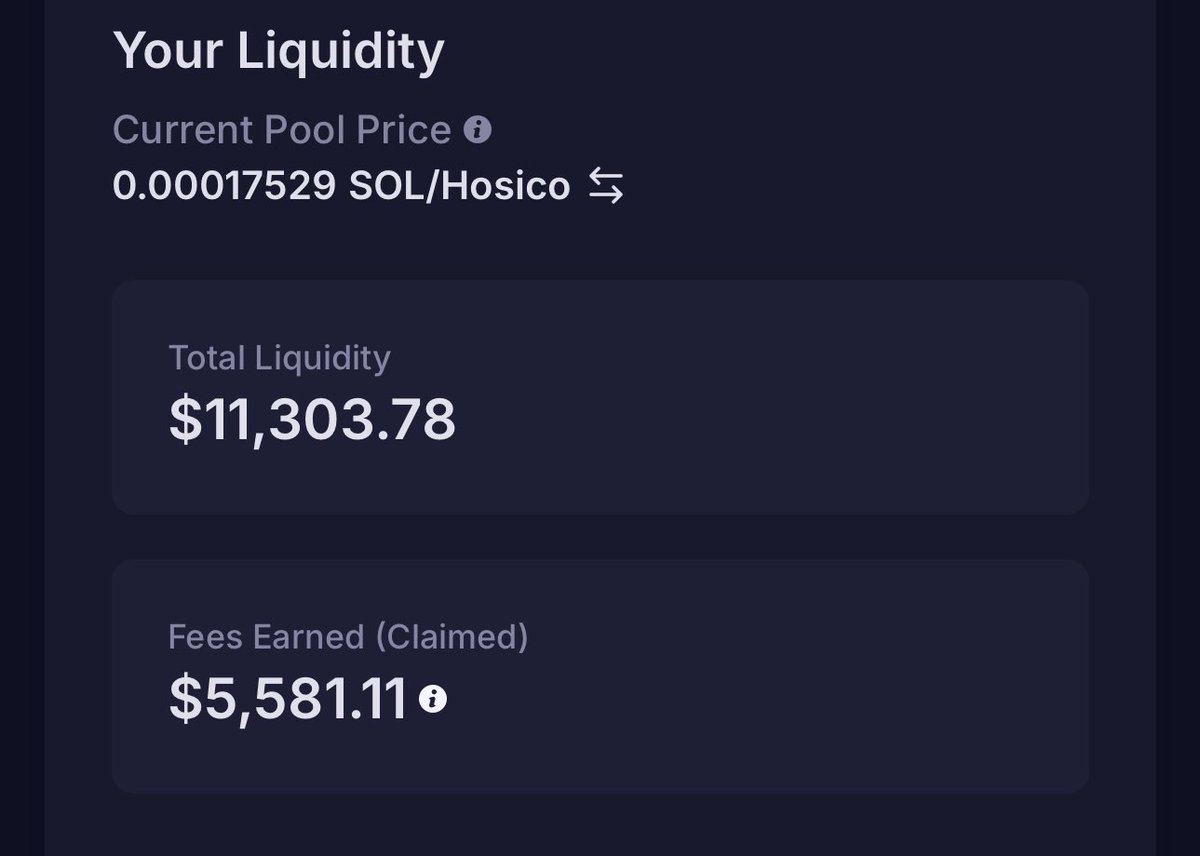 Run it up $HOSICO

When the market is ranging / best thing to do is LP on <a href="/MeteoraAG/">Meteora</a>