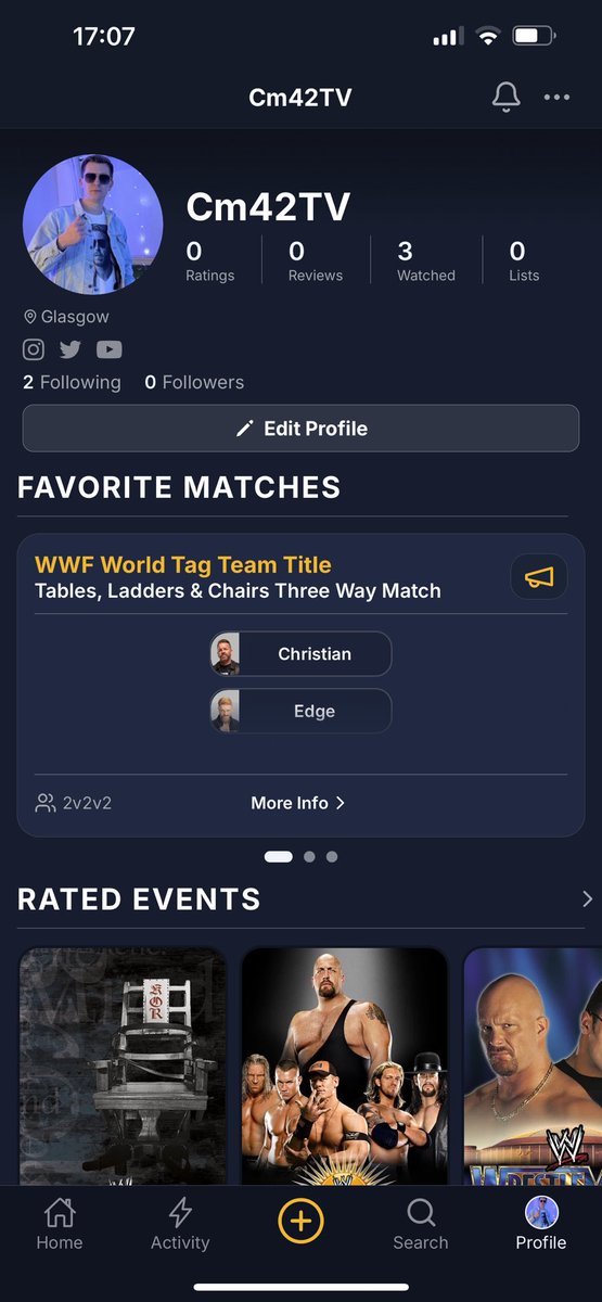 Chris Moffat (@cm42tv) on Twitter photo Follow me <a href="/Cm42TV/">Chris Moffat</a> on Dropkickd! The wrestling version of Letterboxd is finally here! Follow me <a href="/Cm42TV/">Chris Moffat</a> on Dropkickd! The wrestling version of Letterboxd is finally here!