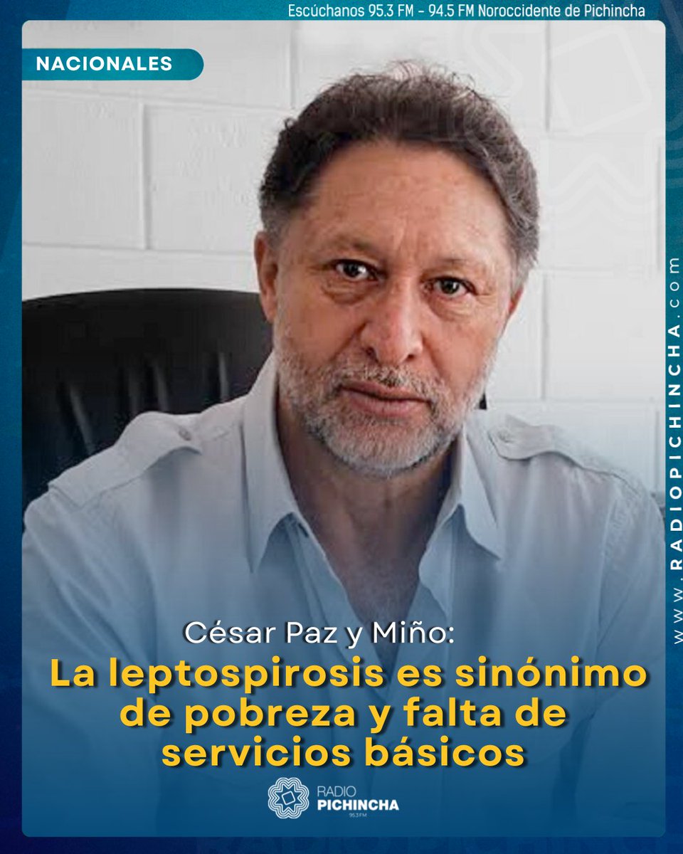 🎥#EXCLUSIVAS | El médico genetista, César Paz y Miño, señaló que presencia de leptospirosis en el país, es sinónimo de pobreza y falta de acceso a servicios básicos, es decir que no es culpa de las ratas o el invierno. “Los servicios de salud y la cultura de vivienda están mal”,