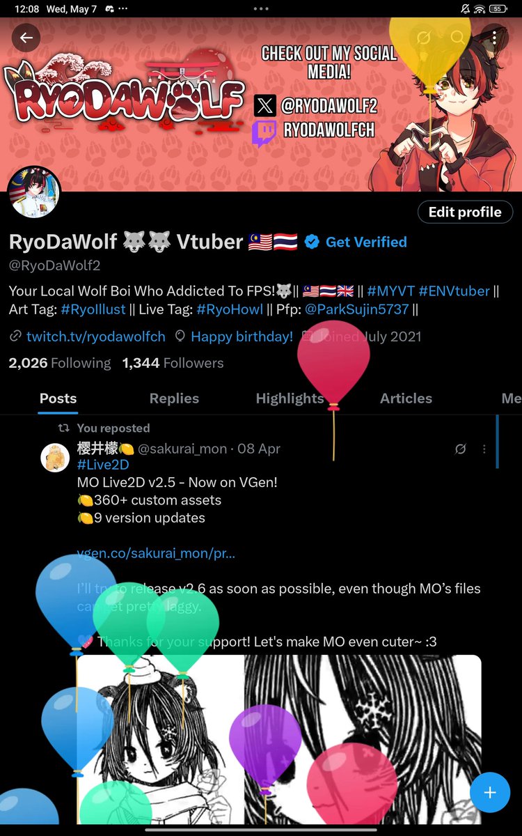 Ooo balloons :0 

(Sorry for long hiatus been busy with college QwQ)
