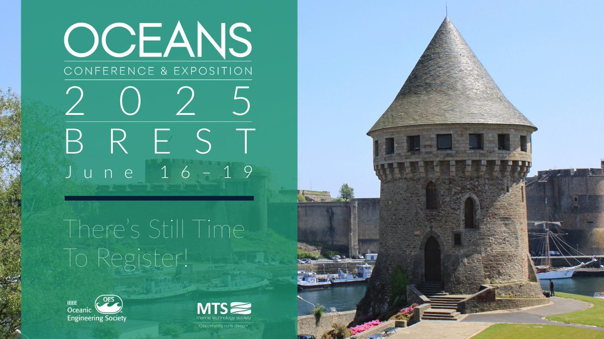 🌊 The final countdown to OCEANS 2025 Brest is ON! 🌊

📍 June 16–19, 2025 | Brest, France

Don't miss out—register today 

🔗brest25.oceansconference.org/register-now/ 

#OCEANS2025Brest #OceanScience #MarineTechnology #UNOceanDecade #Innovation"