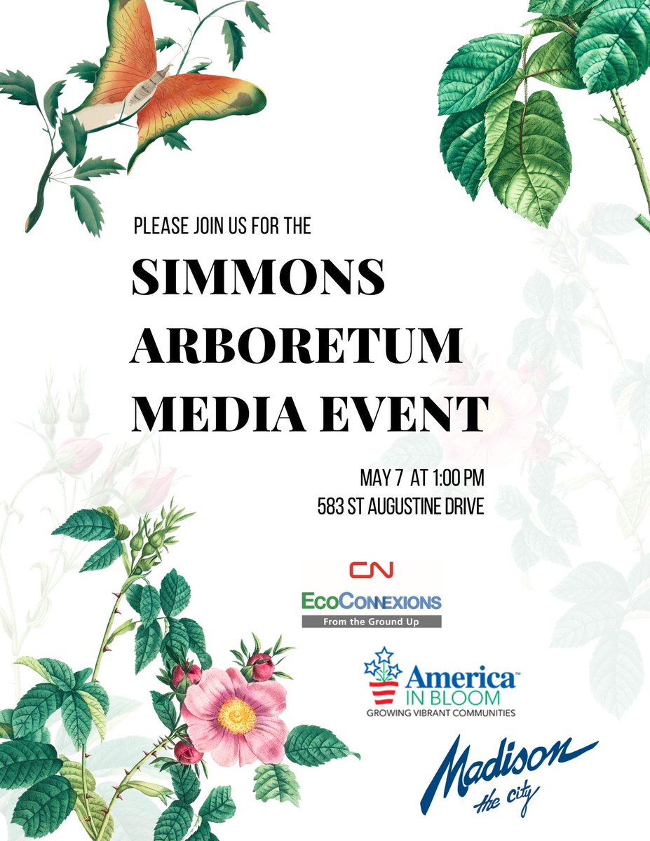 Join us Wednesday for an exciting announcement about the Simmons Arboretum!