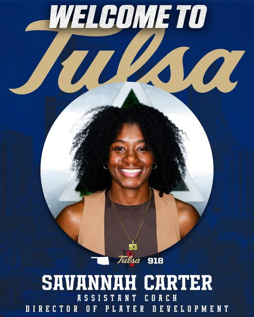 TULSA MEMORIAL CHARGERS BASKETBALL (@tmcbasketball) on Twitter photo Former Lady CHARGER 2011 Memorial Alumni, All-American, and Former Auburn University WBB Assistant Coach Returns Home to <a href="/TulsaWBB/">Tulsa W Basketball</a> University of Tulsa as WBB Assistant Coach! Welcome Home📷 ! Savannah Dawn Carter <a href="/VannahCarter/">Savannah Carter</a> Former Lady CHARGER 2011 Memorial Alumni, All-American, and Former Auburn University WBB Assistant Coach Returns Home to <a href="/TulsaWBB/">Tulsa W Basketball</a> University of Tulsa as WBB Assistant Coach! Welcome Home📷 ! Savannah Dawn Carter <a href="/VannahCarter/">Savannah Carter</a>