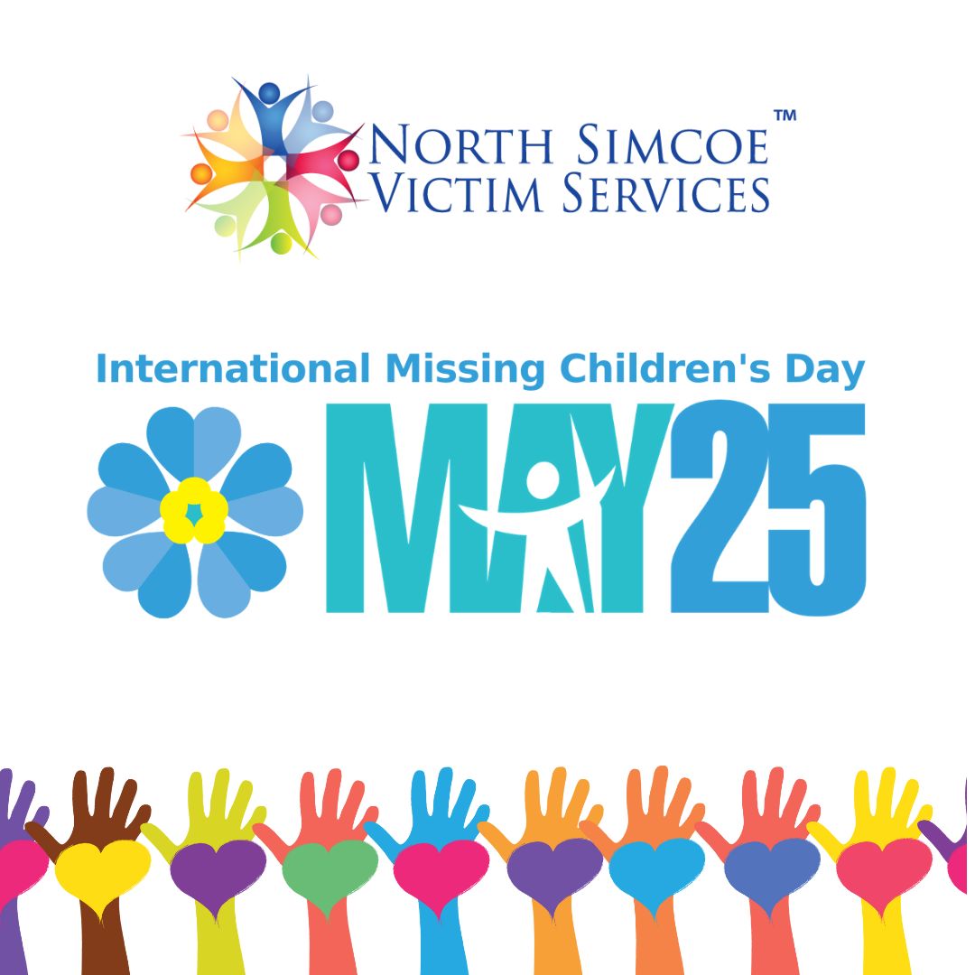 May 25 – International Missing Children's Day 💙

Today, we honour missing children &amp; support efforts to protect kids &amp; reunite families.

Let’s stay aware, support families, and keep children safe. ❤️

#MissingChildrensDay #ChildSafety #ProtectChildren #SupportFamilies #NSVS