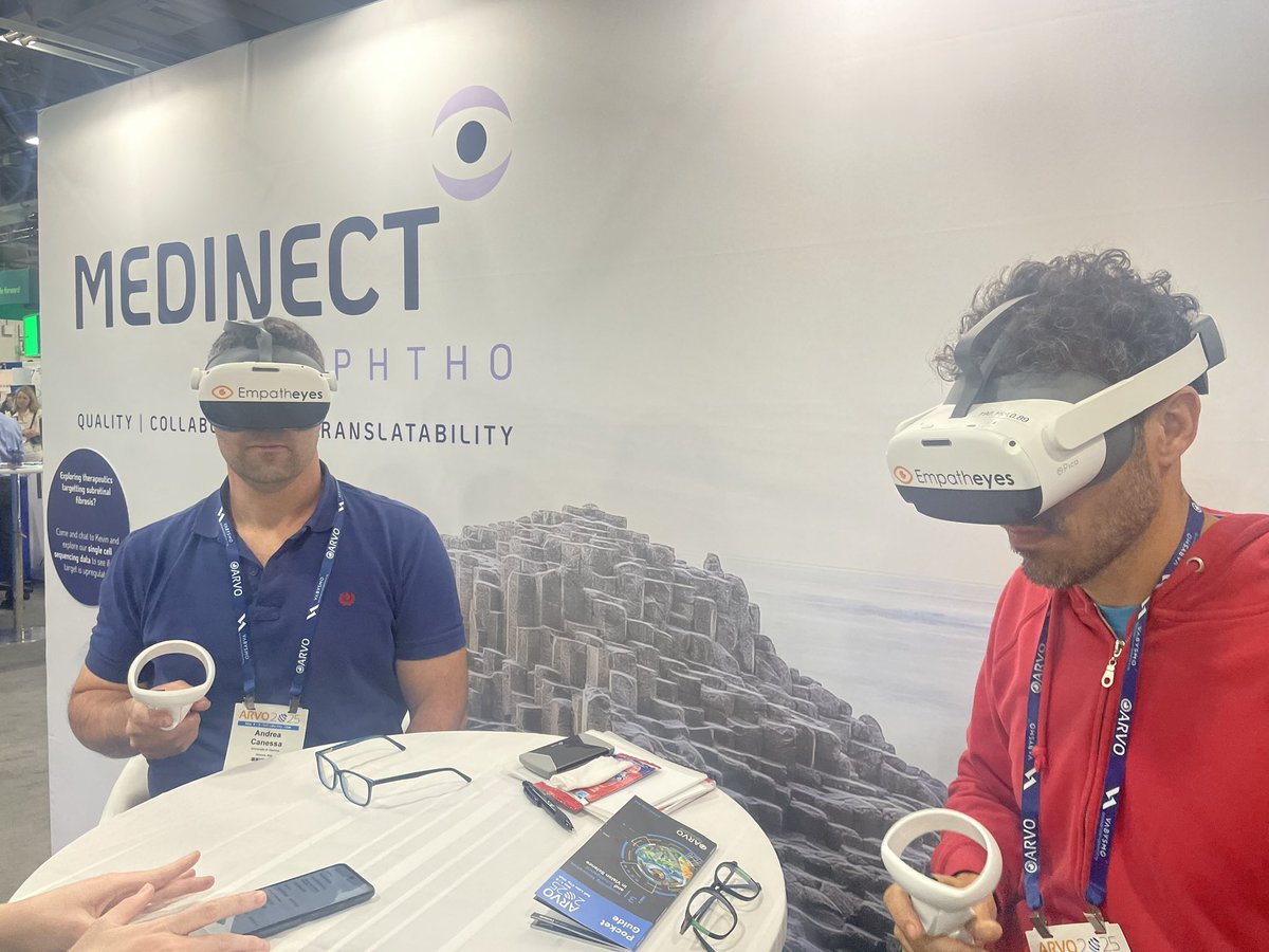Sara McCracken (@mccrackensara) on Twitter photo Weāre all ready to welcome the delegates of #ARVO2025 to MediNect Ophtho stand to experience <a href="/EmpatheyesVisio/">Empatheyes Ltd</a> virtual reality vision impairment simulator. See AMD, Glaucoma & Diabetic Retinopathy along with other retinal conditions. Weāre at stand 1902. <a href="/MediNectBio/">MediNect Ophtho</a> Weāre all ready to welcome the delegates of #ARVO2025 to MediNect Ophtho stand to experience <a href="/EmpatheyesVisio/">Empatheyes Ltd</a> virtual reality vision impairment simulator. See AMD, Glaucoma & Diabetic Retinopathy along with other retinal conditions. Weāre at stand 1902. <a href="/MediNectBio/">MediNect Ophtho</a>