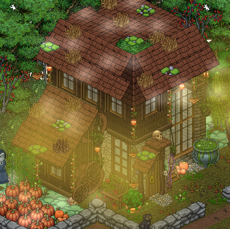 ElpidaHabblet's tweet image. To apaixonada nessa casinha de bruxa que eu fiz 😭😭😭😭😭