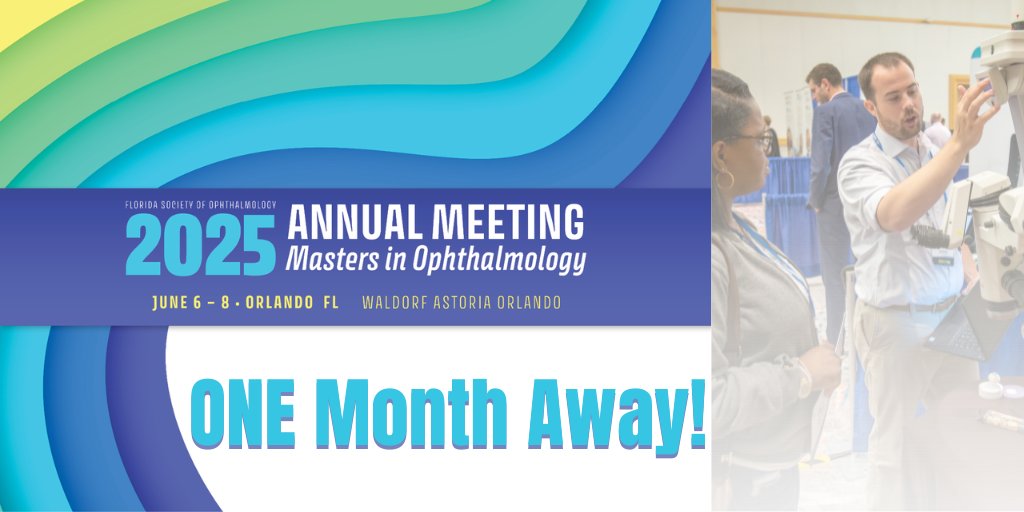 We’re officially 1️⃣ month out from #Ophmasters!

Have you registered &amp; booked your room? Good news — the hotel deadline is extended to May 12! Stay at the Waldorf Astoria, just steps from the action, June 6–8.

Register &amp; book your room👉 ophmasters.com

#FSO #Eyemds