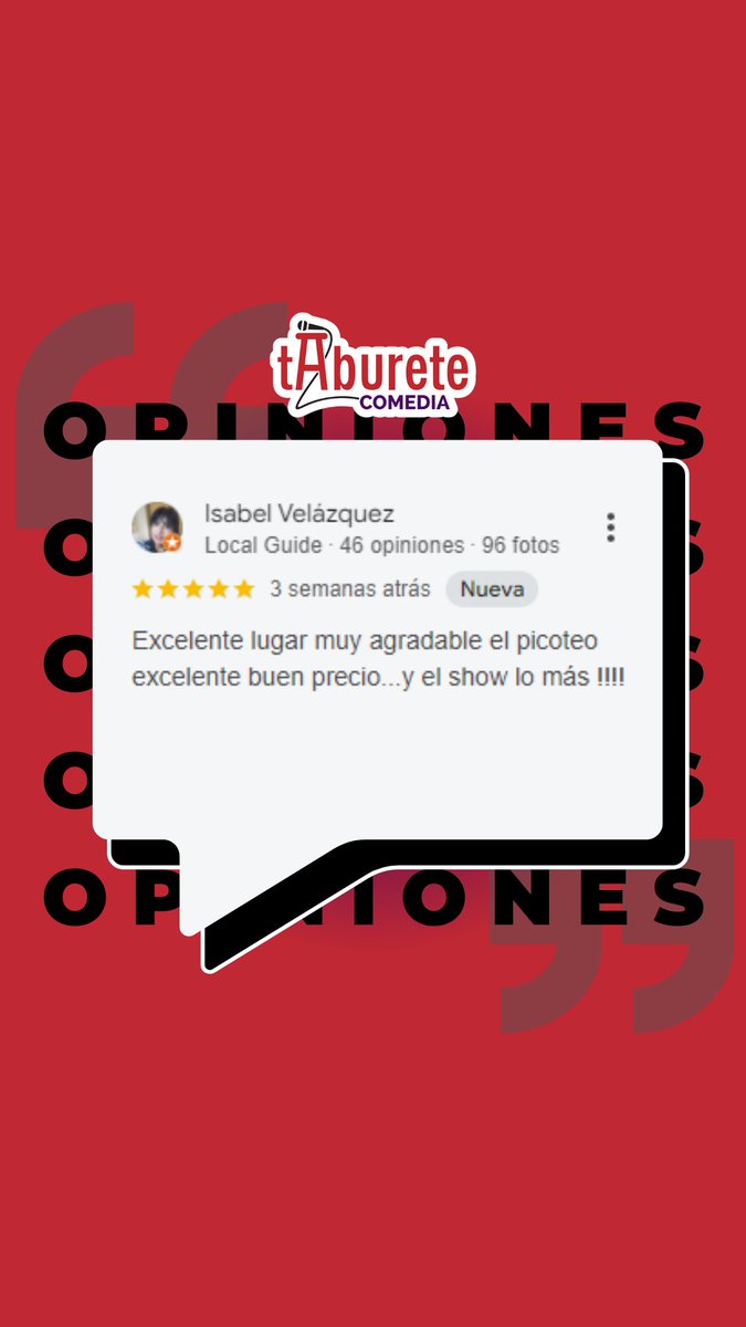 Lúdico, divertido y entre amigos 😆🎤. Taburete te espera. Enterate todo en taburetecomedia.com.ar.