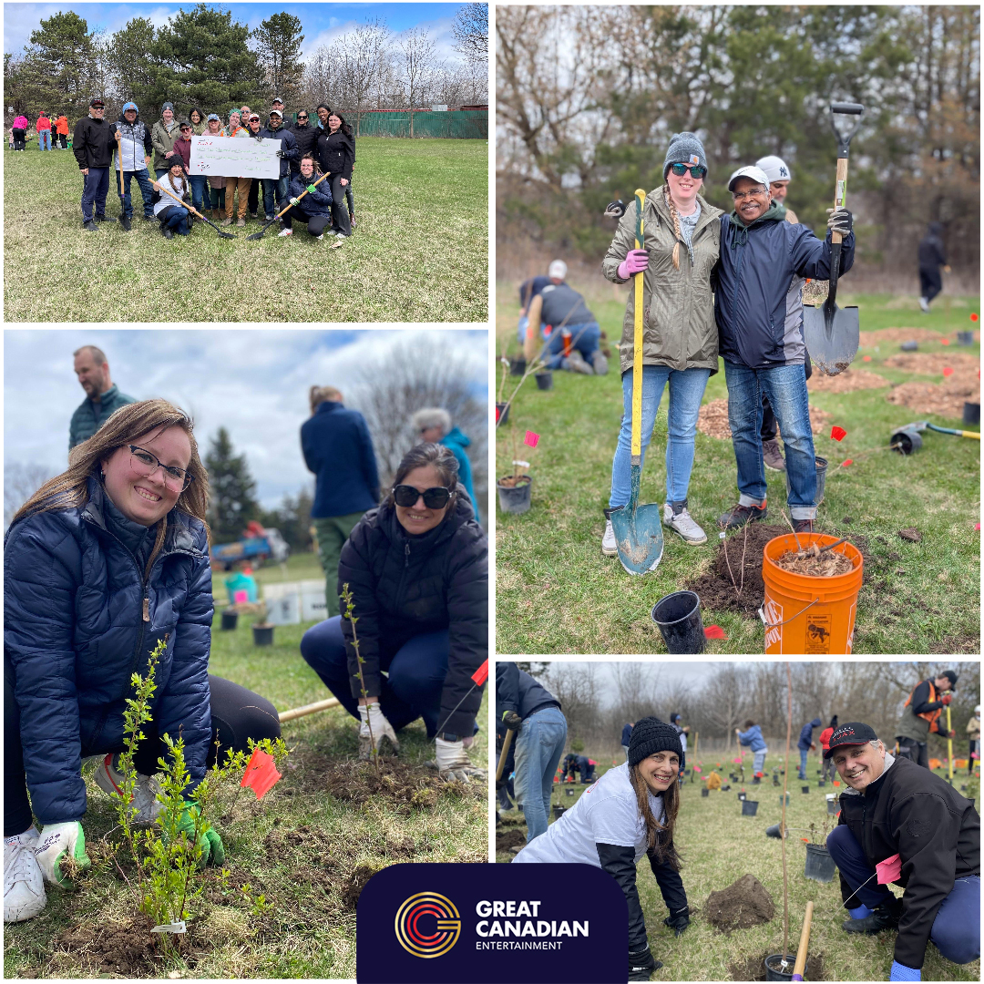Amazing work all around from our Durham Region team members at Casino Ajax and Pickering Casino Resort! 👏🌳 Recently, they joined forces with LEAF (Local Enhancement and Appreciation of Forests) and local volunteers to enhance Whitby’s Rosedale Park by planting 500 trees and