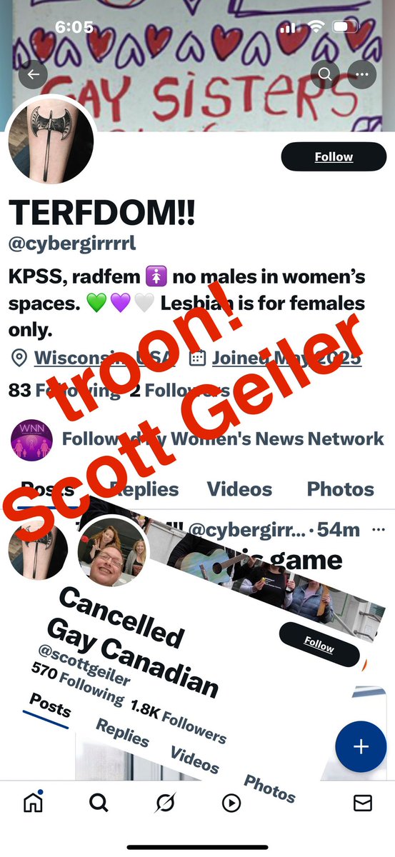 anthias123's tweet image. these sex predator troons are so desperate to keep the “tran$” lie alive that theyll pedo-jacket and smear anyone that is a serious threat to the acceptance of their public transvestic sex fetish 

LGB🪚Tsimps

#JessicaYaniv
#StopScottGeiler 

x.com/hell_no_nope/s…