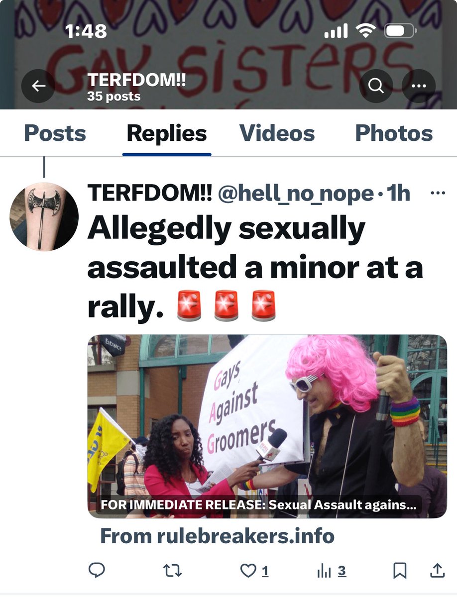 anthias123's tweet image. these sex predator troons are so desperate to keep the “tran$” lie alive that theyll pedo-jacket and smear anyone that is a serious threat to the acceptance of their public transvestic sex fetish 

LGB🪚Tsimps

#JessicaYaniv
#StopScottGeiler 

x.com/hell_no_nope/s…