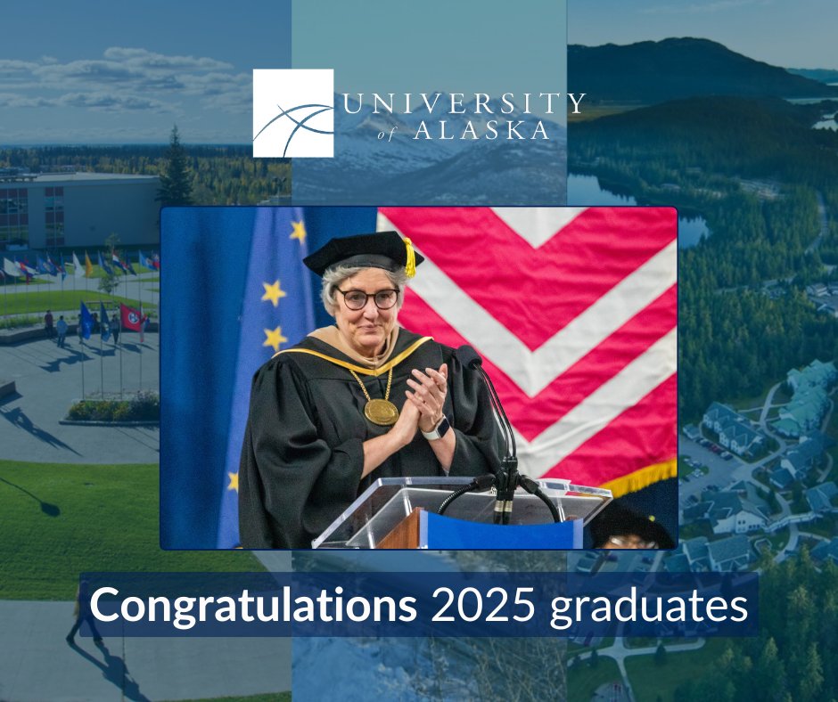 Graduates across Alaska were celebrated this weekend. Their success speaks to the vital role of the University of Alaska system in preparing leaders and professionals who will shape the state’s future.

Congratulations to the Class of 2025!