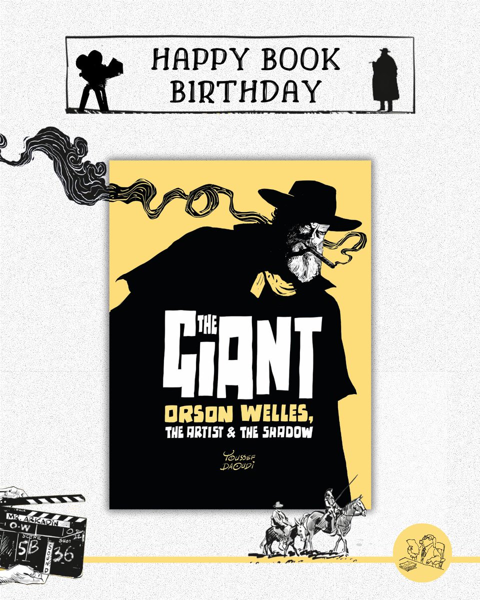 "The enemy of art is the absence of limitations."  —Orson Welles
On what would be Orson Welles’ 110th birthday, Eisner Award Nominee <a href="/youssef/">Bigg Youss</a>.daoudi.bd
unveils The Giant—a bold, visually striking portrait of  Orson Welles, the legendary auteur behind Citizen Kane. 🛷