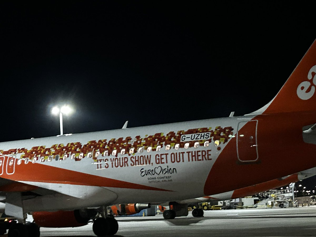 Robreferee's tweet image. Just when I thought @thisisheart stopping talking about #Eurovision2025 I pass this at work