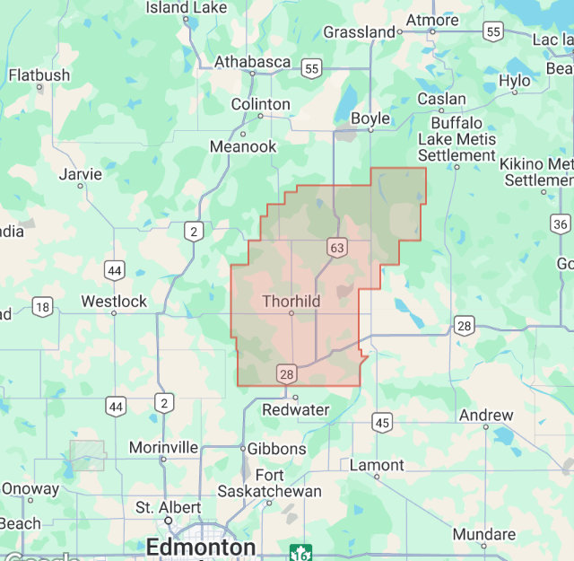AB_EmergAlert's tweet image. This is an Alberta Emergency Alert. Thorhild County has issued an Evacuation Alert Notice due to wildfire.

This alert is in effect for residents on Range Road 203-211 and Township 580-584.

A wildfire is burning near Range Road 203-211 and Township Road 580-584.

If a mandatory…