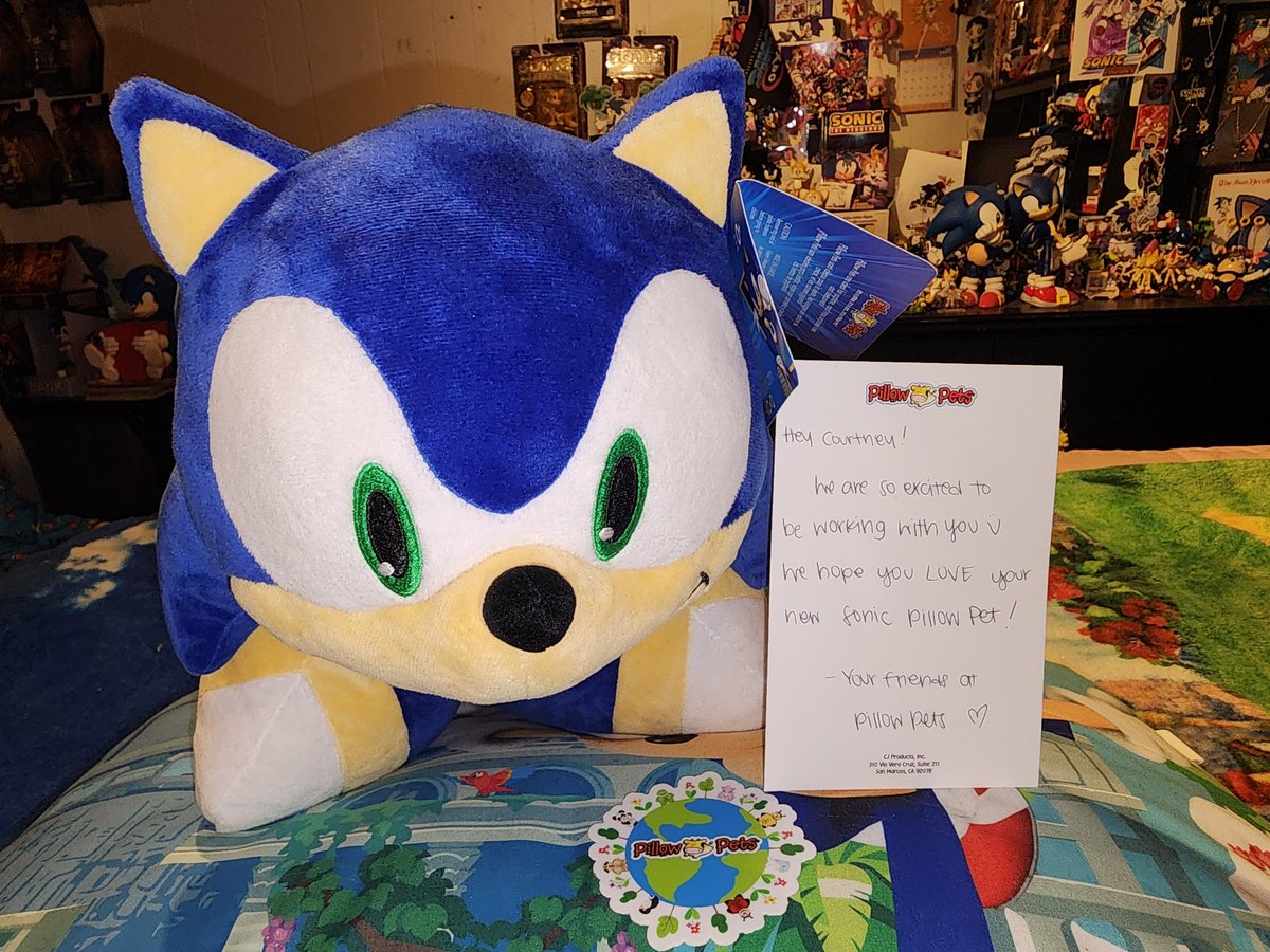 SonicCollects's tweet image. Everyone go fast and get yourself a sonic pillow pet using my link and code!! He is so cute and cuddly. Thanks so much to @OGPillowPets themselves for sending me one. 🥹 pillowpets.com/?ref=Soniccoll…
Code: soniccollects