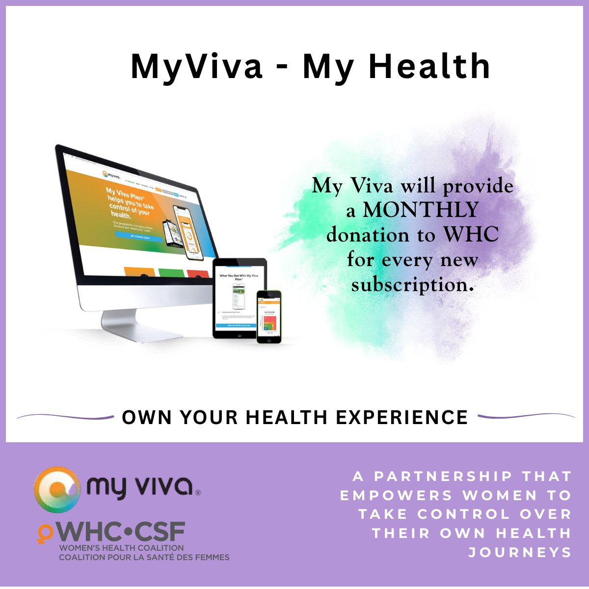 🚨 My Viva Inc. &amp; The Women’s Health Coalition have teamed up to launch a lifestyle medicine program for women at every stage of life! 💪💖

This #WHWeek2025, take charge of your health and support advocacy across Canada 🇨🇦

👉 myvivaplan.com/whc/

#WomensHealthMatters