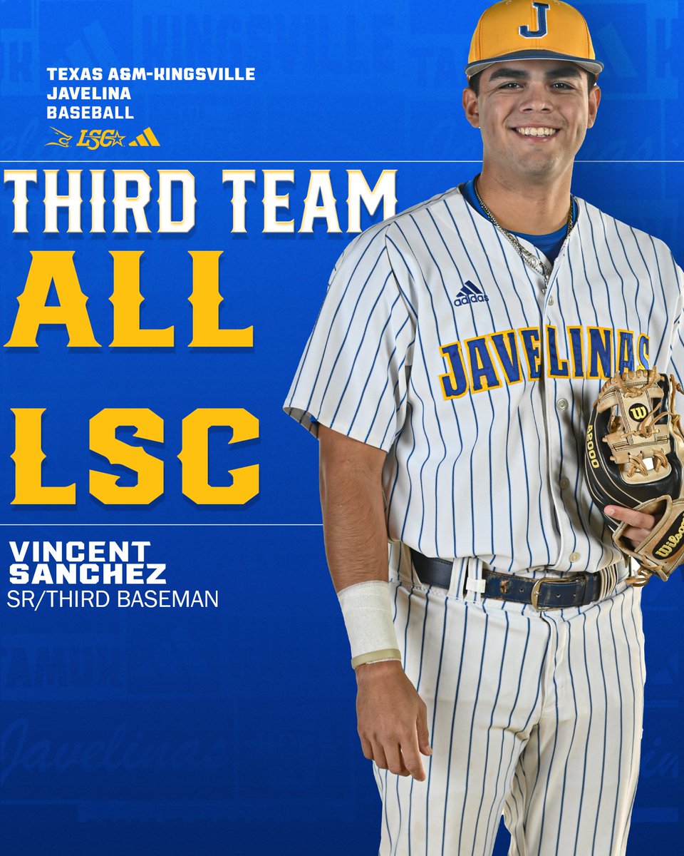 #BackThePack (@javelinabsb) on Twitter photo Now among the conference's elite ๐.
Congratulations to <a href="/Vincent91125/">Vincent Sanchez</a> on being named to the <a href="/LoneStarConf/">Lone Star Conference</a> all-conference third team!
#BackthePack Now among the conference's elite ๐.
Congratulations to <a href="/Vincent91125/">Vincent Sanchez</a> on being named to the <a href="/LoneStarConf/">Lone Star Conference</a> all-conference third team!
#BackthePack