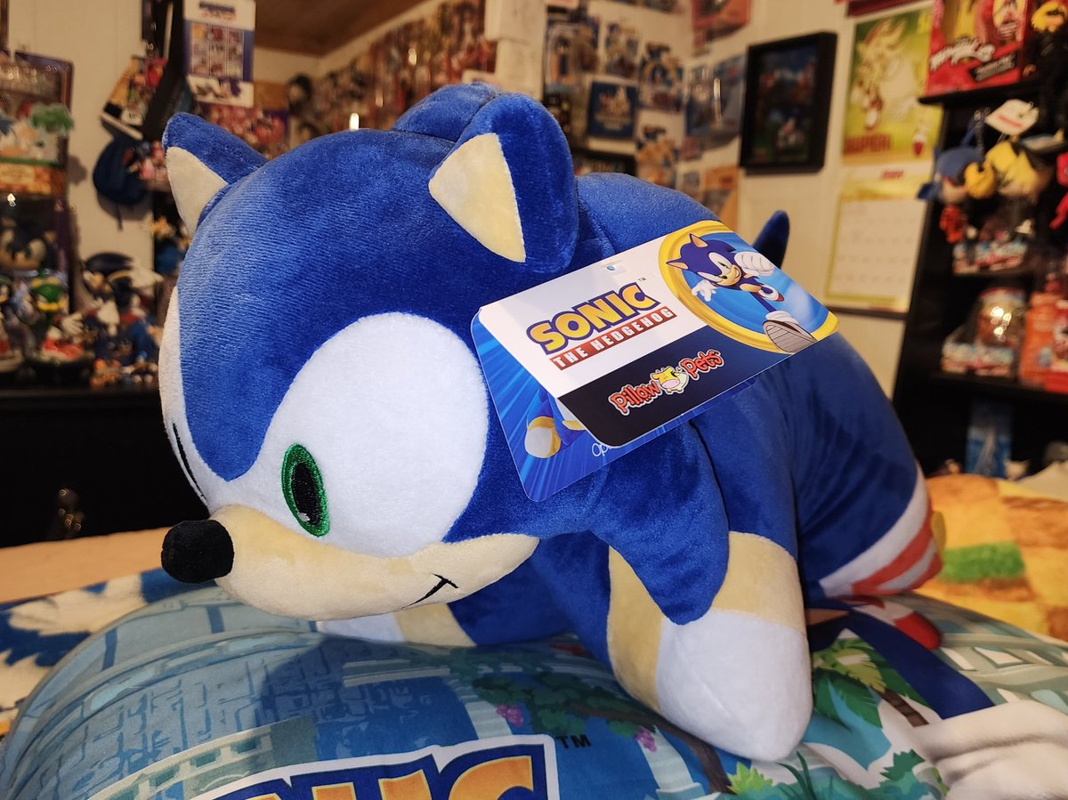 SonicCollects's tweet image. Everyone go fast and get yourself a sonic pillow pet using my link and code!! He is so cute and cuddly. Thanks so much to @OGPillowPets themselves for sending me one. 🥹 pillowpets.com/?ref=Soniccoll…
Code: soniccollects