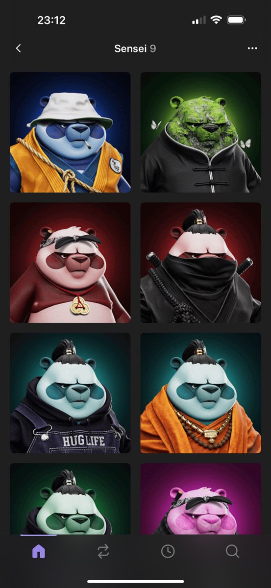 I've been waiting for a long time to get a earth panda, now it's done I'm the happiest today 9/10 there's only one left thanks to <a href="/SolanaSensei/">Solana Sensei</a> 💚🤲🏻