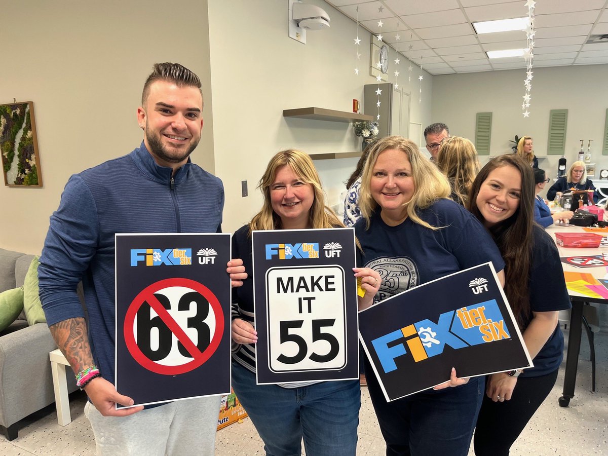 It was a day of school-based rallies and action on Staten Island for the union’s Fix Tier 6 Day of Action. #FixTier6