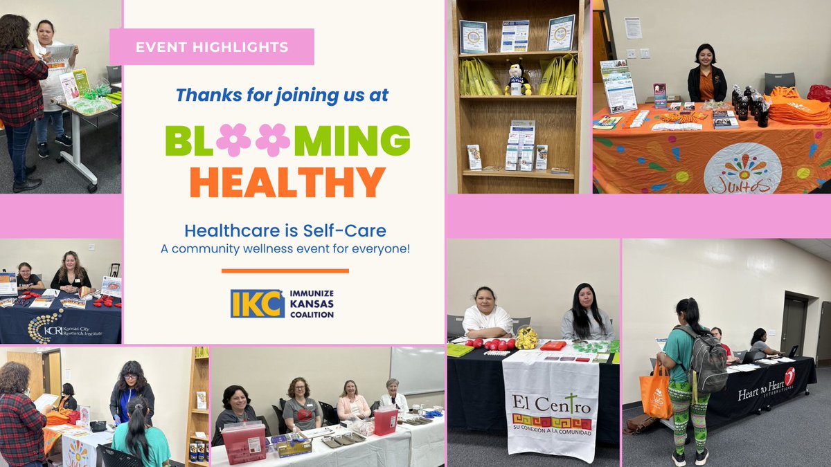 🌸 Huge thanks to everyone who joined us for Blooming Healthy—and to our amazing partners who made it possible! 🌸
What a fun and impactful day in Wyandotte County this past Saturday. 🩺🥦
#BloomingHealthy #CommunityHealth #PublicHealth