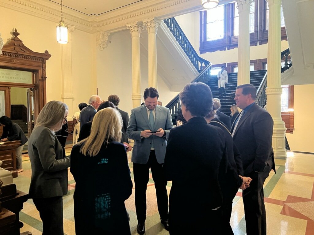 Appreciate <a href="/PaulDysonTX/">Paul Dyson</a>  spending time talking to us about unfunded mandates and the intricacies of a bill on the floor today.