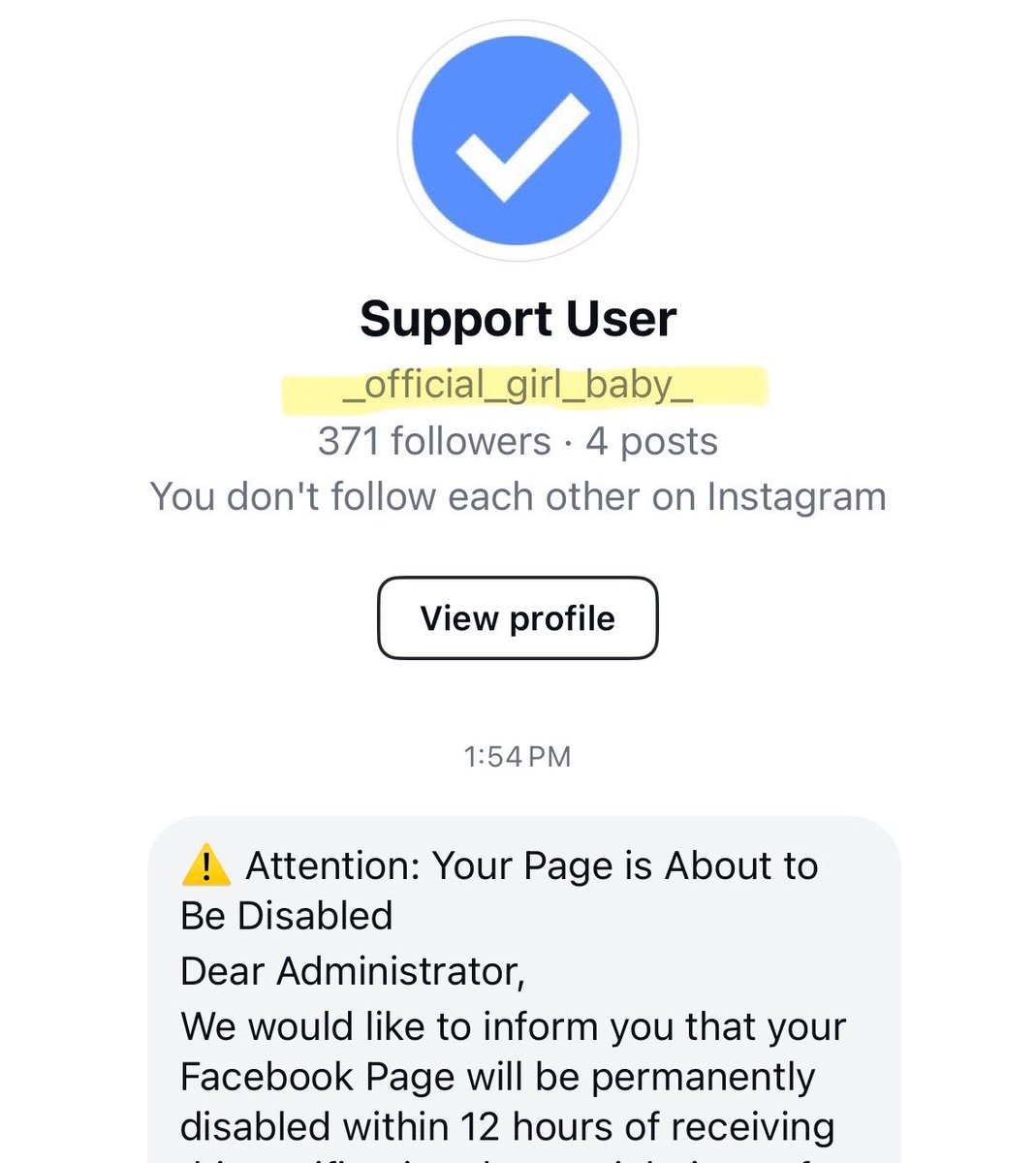Well shit, I just got a message from Zuck himself…