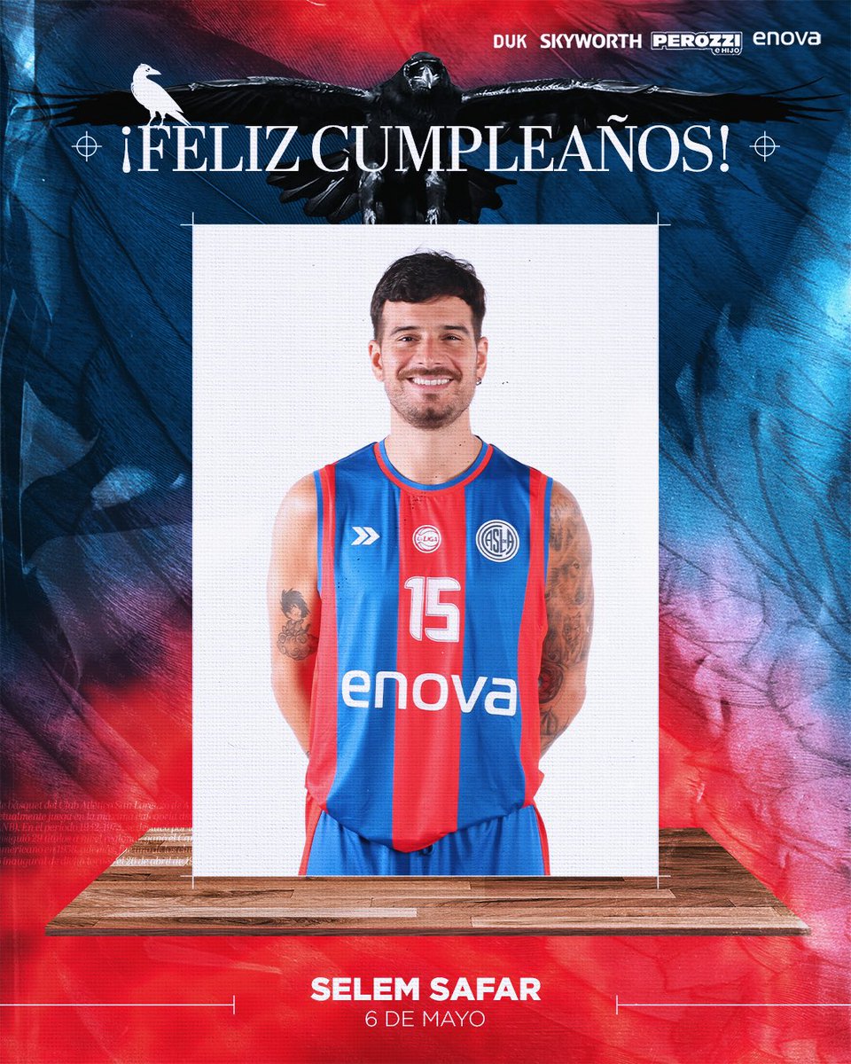 ¡Feliz cumple, Selem! 🥳

Selem Safar está cumpliendo años y todo #SanLorenzo te saluda en tu día. 💙❤️