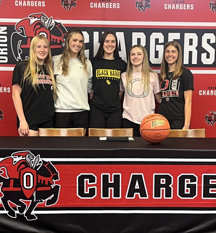 Congratulations to Katie Angelos for signing her National Letter of Intent today. Katie will be continuing her Basketball career at Black Hawk College next year. Good luck Katie!!!