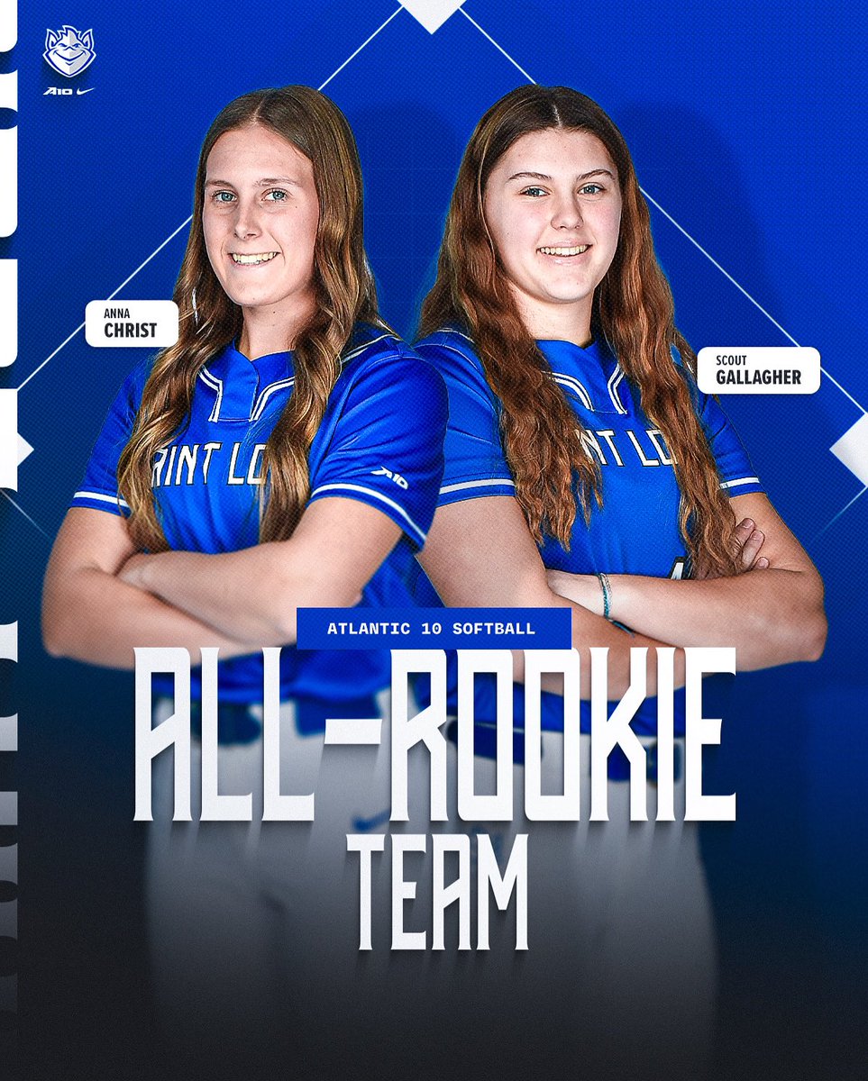 2025 @a10conference Awards!

Congratulations to <a href="/anna_christ_/">Anna Christ</a> &amp; <a href="/scoutg_90/">Scout Gallagher</a> for earning All-Rookie honors❗️