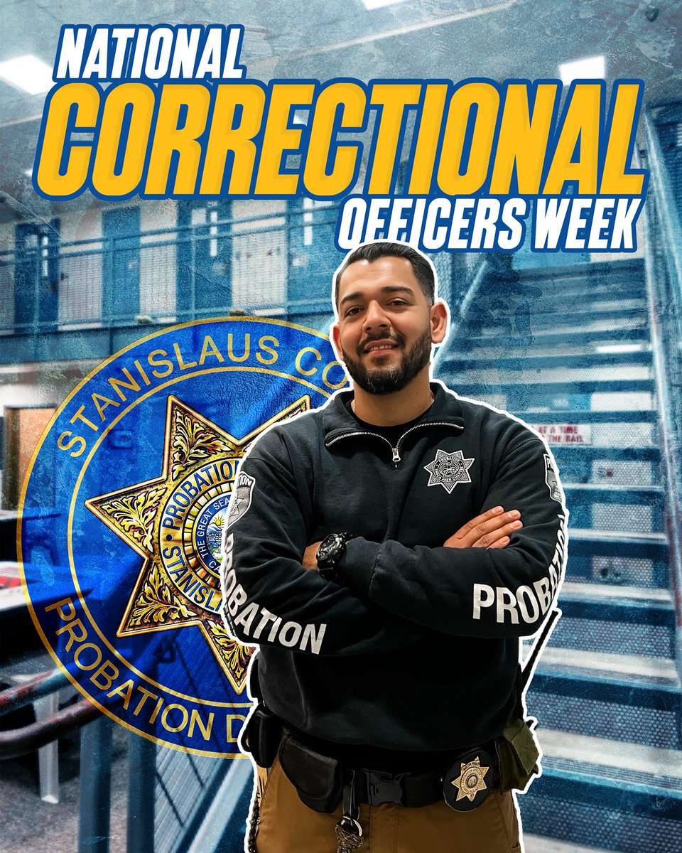 StanProbation's tweet photo. This National Correctional Officers Week, we thank our dedicated Probation Corrections Officers for the incredible work they do in our juvenile institutions—guiding youth, maintaining safety, and making a lasting impact every day.

#corrections #correctionalofficer #probation https://t.co/3sH0kf0lQY