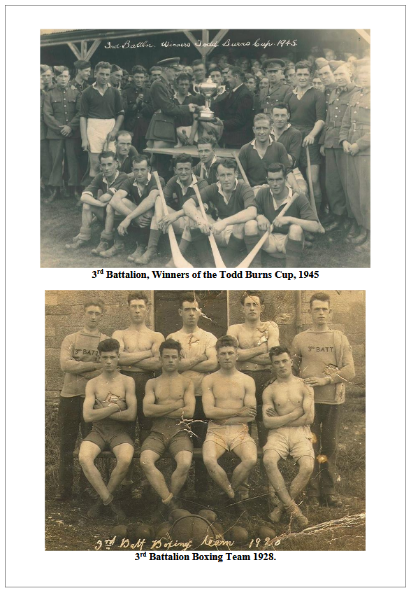 curraghhistory's tweet image. A look back to 1965 and the retirement of Battalion Sergeant Major Danny Douglas of the 3rd Infantry Battalion, “The Bloods”. An outstanding sportsman in many disciplines, Danny went of to coach and mentor many 3rd Bn Teams and local GAA Teams.