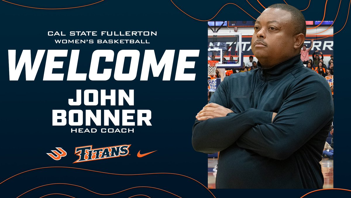 FullertonWBB's tweet image. 𝐆𝐎𝐓 𝐎𝐔𝐑 𝐆𝐔𝐘 ‼️

Please welcome @coachbonnerdh as the new head coach of the Titans Women&apos;s Basketball Program

📰: fullertontitans.com/news/2025/5/6/…

#TusksUp