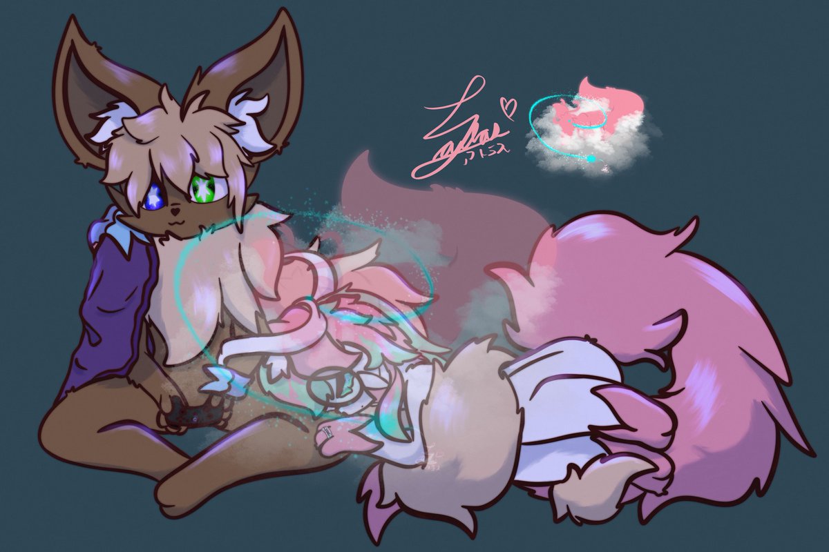 Atlas_0114's tweet image. me and my floof..