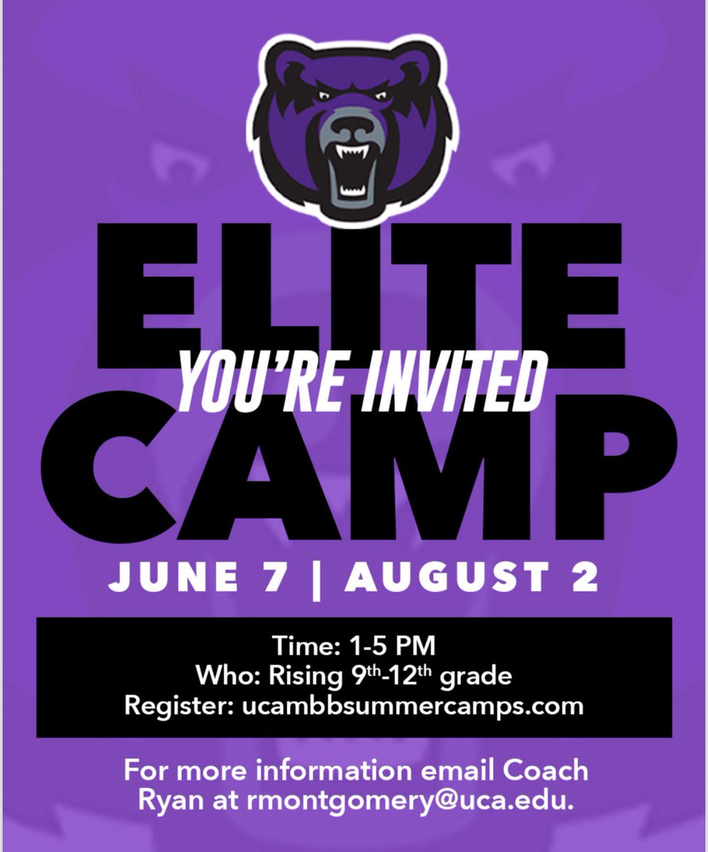 Big thanks to <a href="/RMontgomery5/">Ryan Montgomery</a> for sending us invitations to <a href="/UCAMBB/">Central Arkansas Basketball</a> Elite Camp for <a href="/KYINhoopsaau/">Kentuckiana Hoops Boys AAU</a> 17U players on <a href="/PRO16League/">PRO16/NXTPRO League</a>