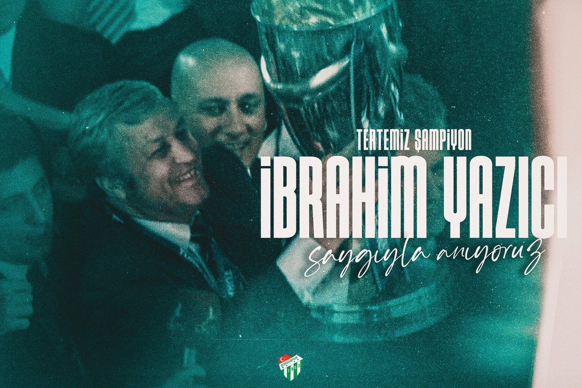 Şampiyon Başkanımız İbrahim Yazıcı’yı, vefatının 12. yılında saygı, sevgi ve rahmetle anıyoruz.