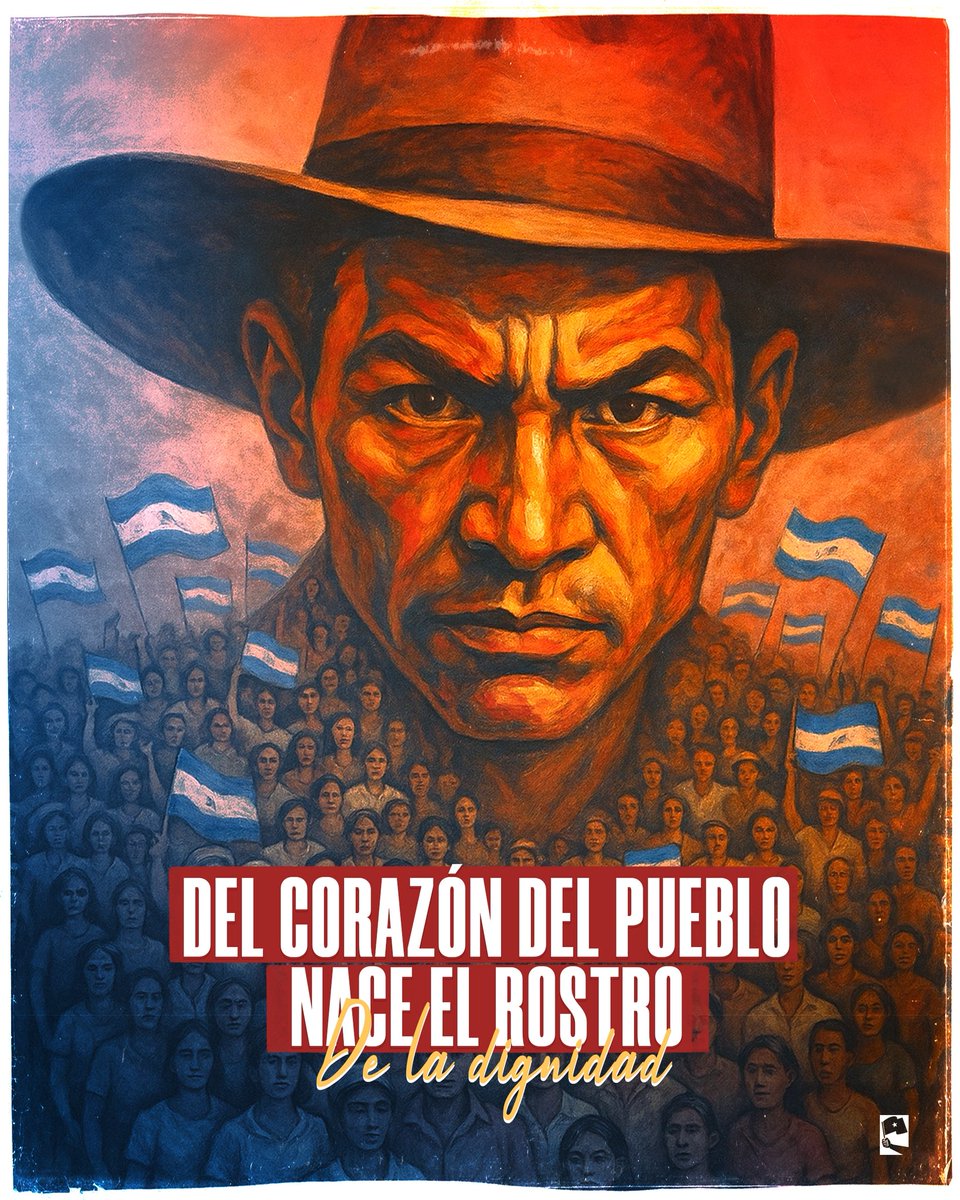 🔥✊ Del corazón del pueblo nace el rostro de la dignidad 🇳🇮✨

Cada mirada, cada lucha, cada paso firme del pueblo nicaragüense construye la memoria viva del General de Hombres y Mujeres Libres. Sandino no es solo historia, es presente,