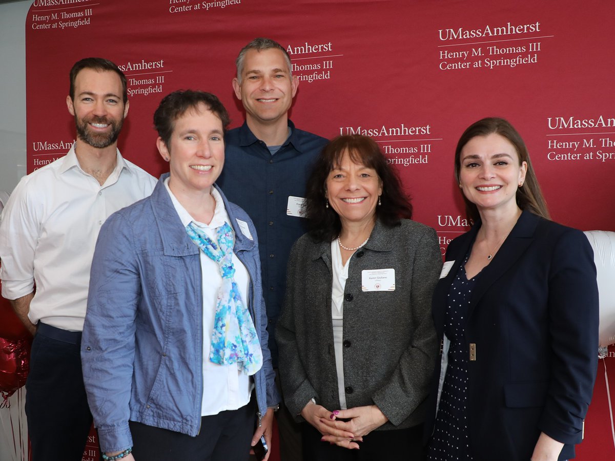 UMassChancellor's tweet image. We gathered in Springfield for our first annual Community Partner Award Breakfast. Together, we celebrated the 2025 and 2024 Distinguished Community Partner Award winners: the Baystate Medical Center Department of Nursing Research and the Amherst Elementary School Garden Program.