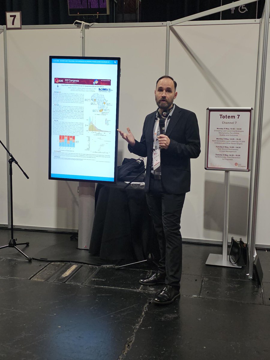 International Atherosclerosis Society (IAS) (@atherosociety) on Twitter photo Former Wael x IAS fellow Brett Mansfield (<a href="/brettsmansfield/">Brett Mansfield</a>) shared the results of data he collected as part of his fellowship project at the #EASCongress2025.
Applications for the 7th Wael Fellowship are open until August 4, 2025!
Learn more and register today: Former Wael x IAS fellow Brett Mansfield (<a href="/brettsmansfield/">Brett Mansfield</a>) shared the results of data he collected as part of his fellowship project at the #EASCongress2025.
Applications for the 7th Wael Fellowship are open until August 4, 2025!
Learn more and register today: