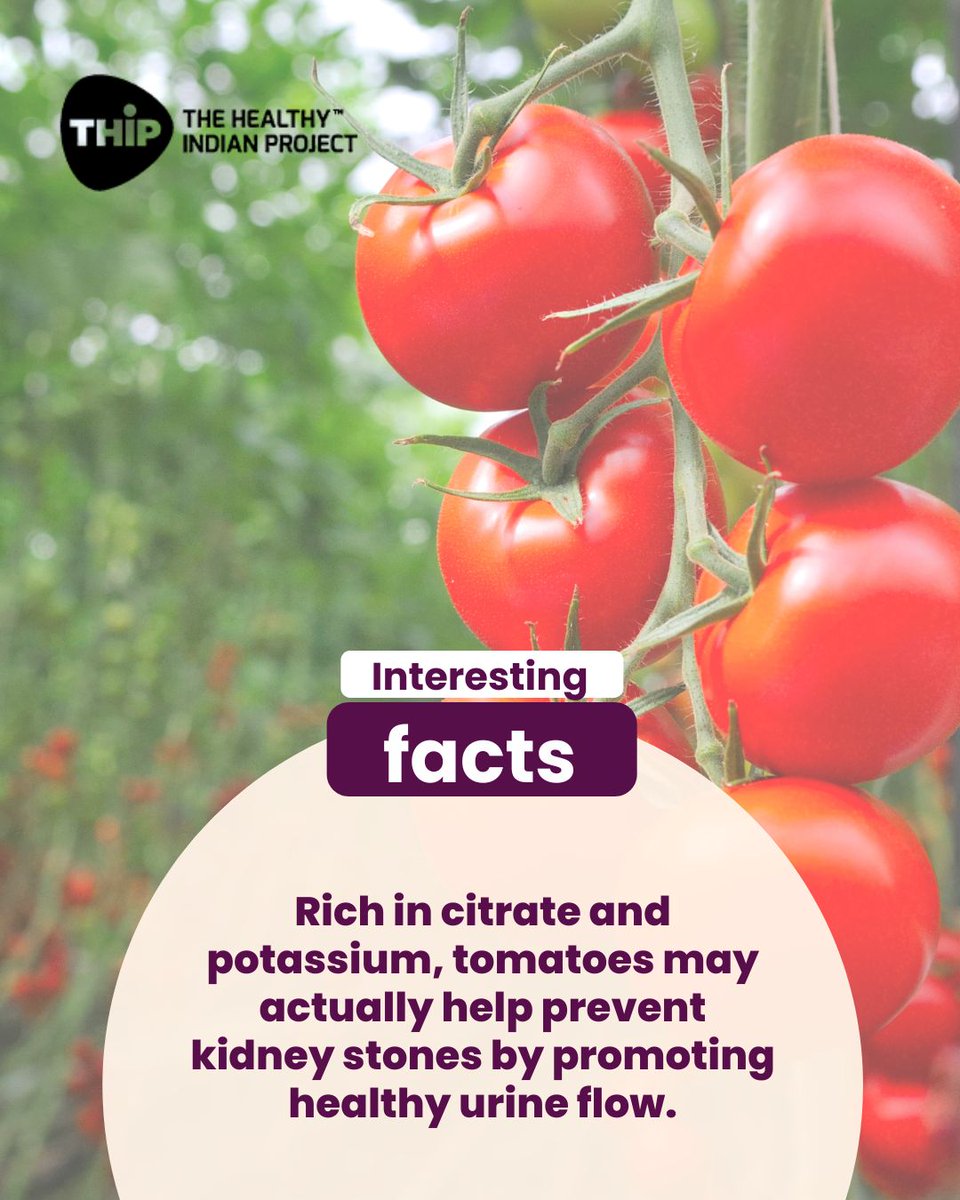 ThipMedia's tweet image. Are tomatoes good or bad for kidney stones?
Read more- ow.ly/juQX50VNC7t

#KidneyHealth #TomatoBenefits #KidneyStones #thipmedia #HealthQuestions
