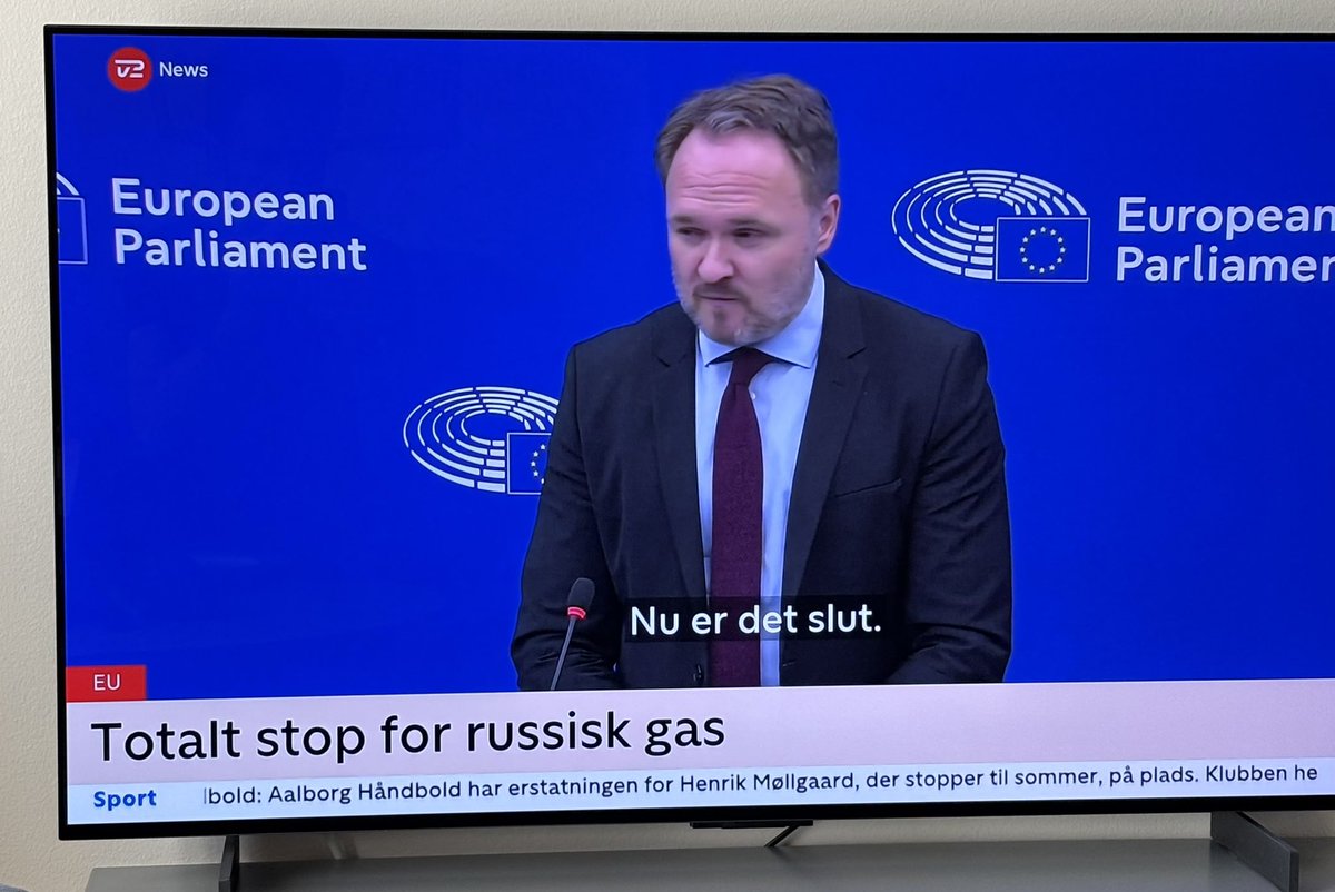 Jens Joel (@jens_joel) on Twitter photo En dansk socialdemokrat i spidsen for et europæisk stop for russisk gas!!
En virkelig stærk og vigtig melding, <a href="/DanJoergensen/">Dan Jørgensen</a> #eupol #dkpol En dansk socialdemokrat i spidsen for et europæisk stop for russisk gas!!
En virkelig stærk og vigtig melding, <a href="/DanJoergensen/">Dan Jørgensen</a> #eupol #dkpol
