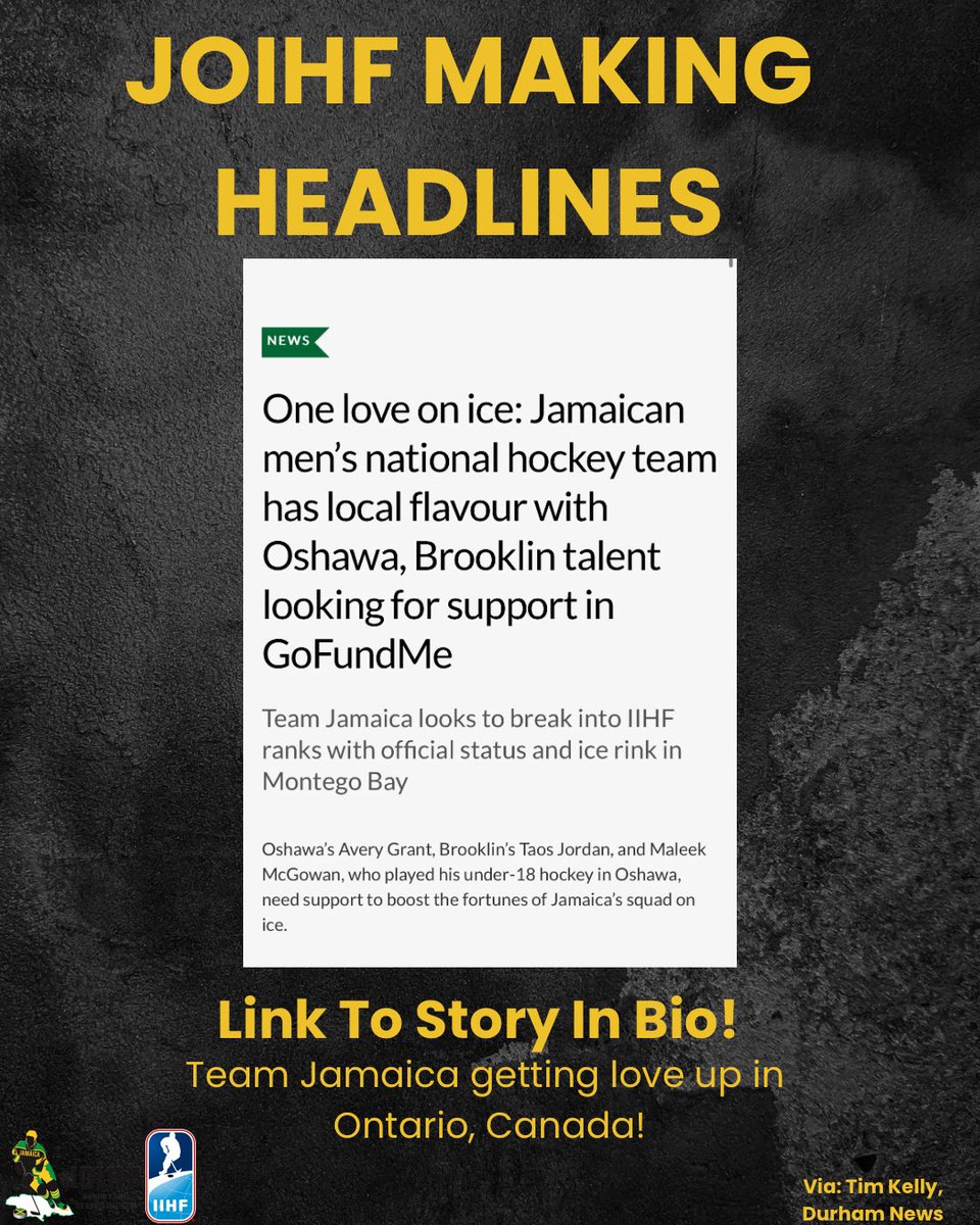 Jamaican Olympic Ice Hockey Federation OFFICIAL (@joiht) on Twitter photo 