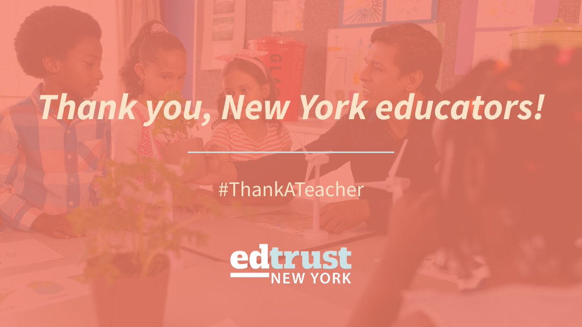 Happy #TeacherAppreciationDay! 🎉 At <a href="/EdTrustNY/">EdTrust-New York</a>, we’re celebrating the educators who go above and beyond every day to support, inspire, and uplift New York’s students.  🍎📚 #ThankATeacher