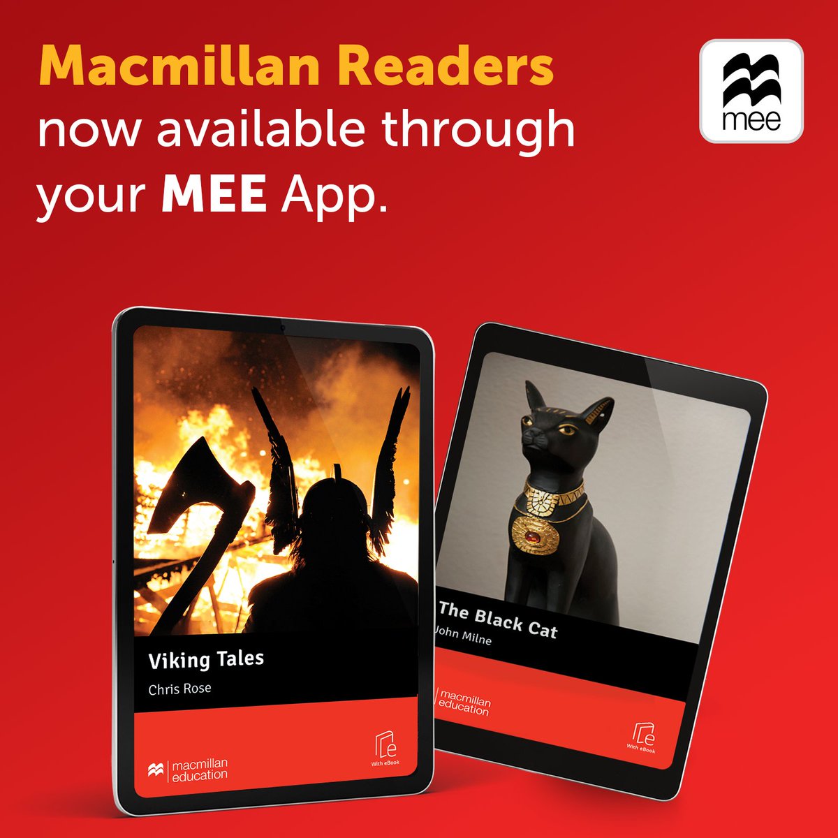 Macmillan ELT (@macmillanelt) on Twitter photo Bring the joy of reading to your classroom with ๐ ๐ฎ๐ฐ๐บ๐ถ๐น๐น๐ฎ๐ป ๐ฅ๐ฒ๐ฎ๐ฑ๐ฒ๐ฟ๐ - now available digitally via the MEE platform! From classics to contemporary stories, theyโre perfect for building literacy and confidence at every level.
#MacmillanReaders #TeachEnglish #ELT #MEE Bring the joy of reading to your classroom with ๐ ๐ฎ๐ฐ๐บ๐ถ๐น๐น๐ฎ๐ป ๐ฅ๐ฒ๐ฎ๐ฑ๐ฒ๐ฟ๐ - now available digitally via the MEE platform! From classics to contemporary stories, theyโre perfect for building literacy and confidence at every level.
#MacmillanReaders #TeachEnglish #ELT #MEE